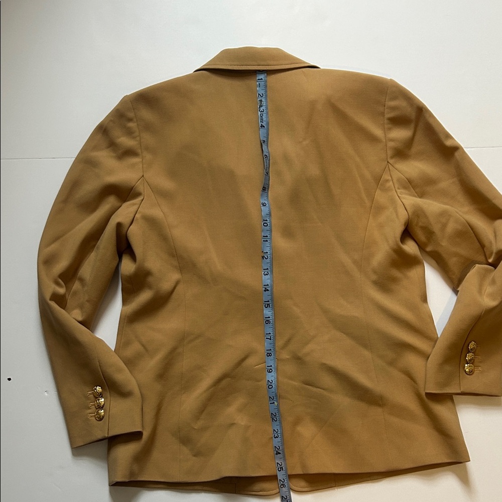 Talbots Camel Blazer with Gold Buttons - Picture 8 of 10